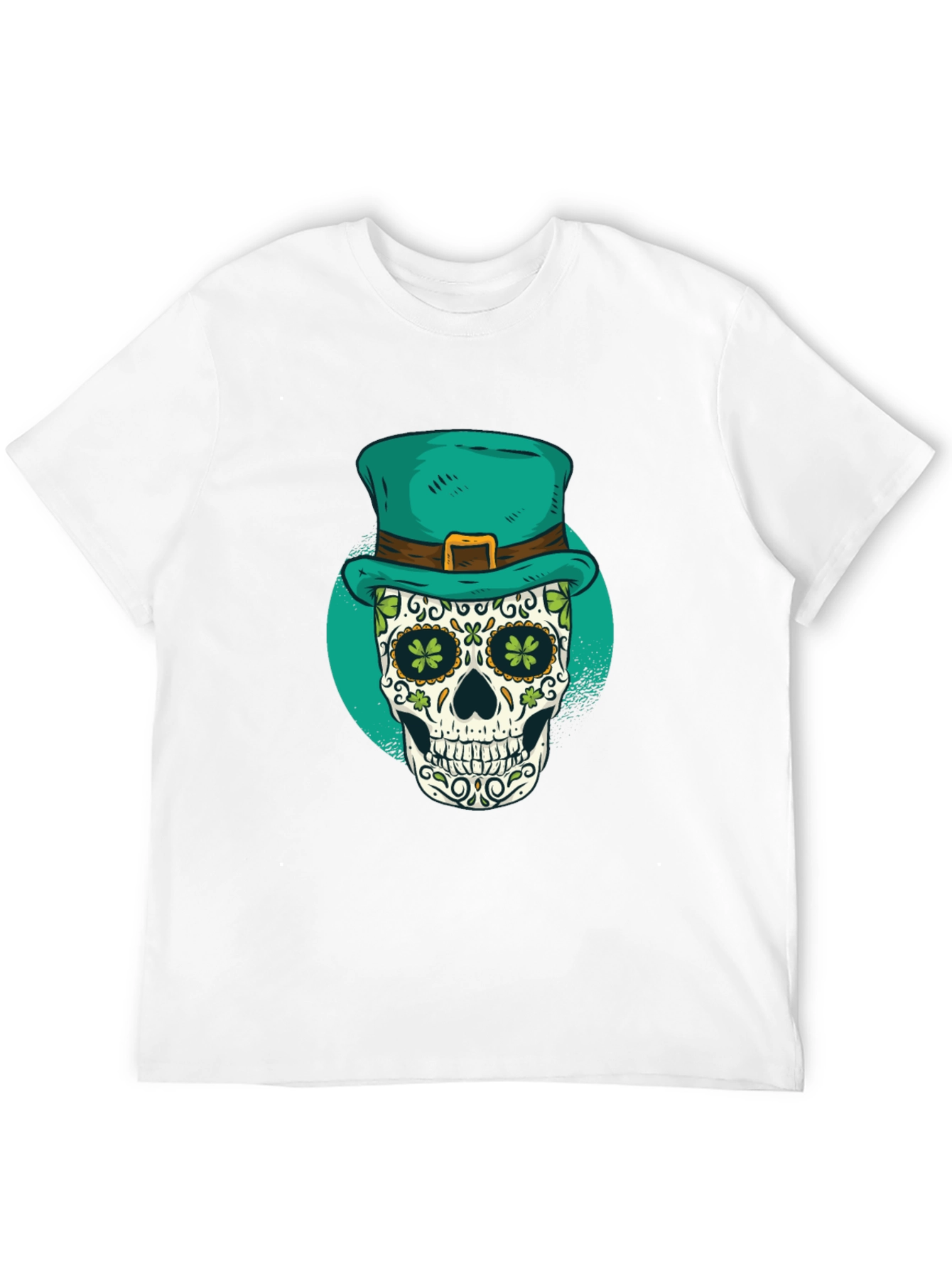 St Patricks Day Skull T-Shirt