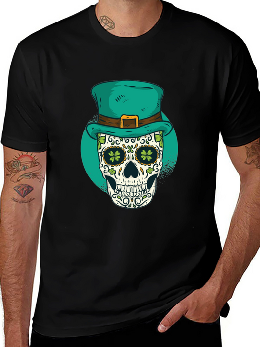 St Patricks Day Skull T-Shirt