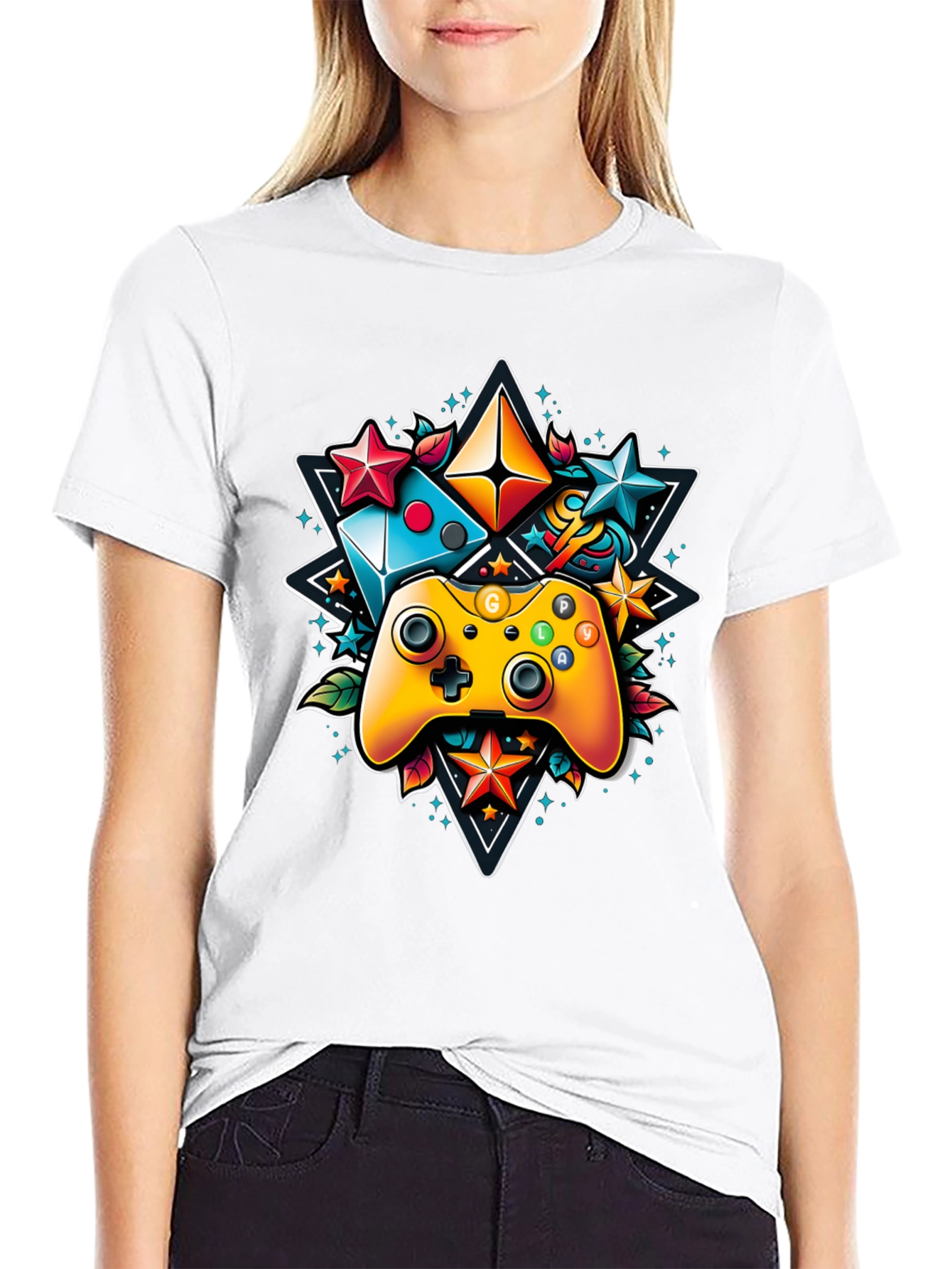 Gamer Style Black T-Shirt