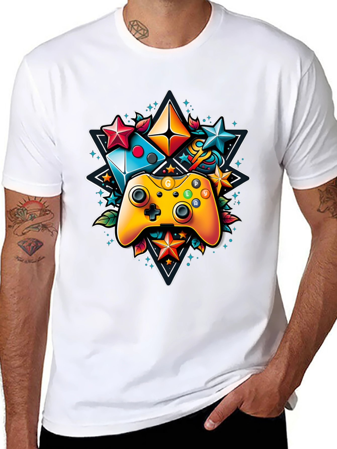 Gamer Style Black T-Shirt
