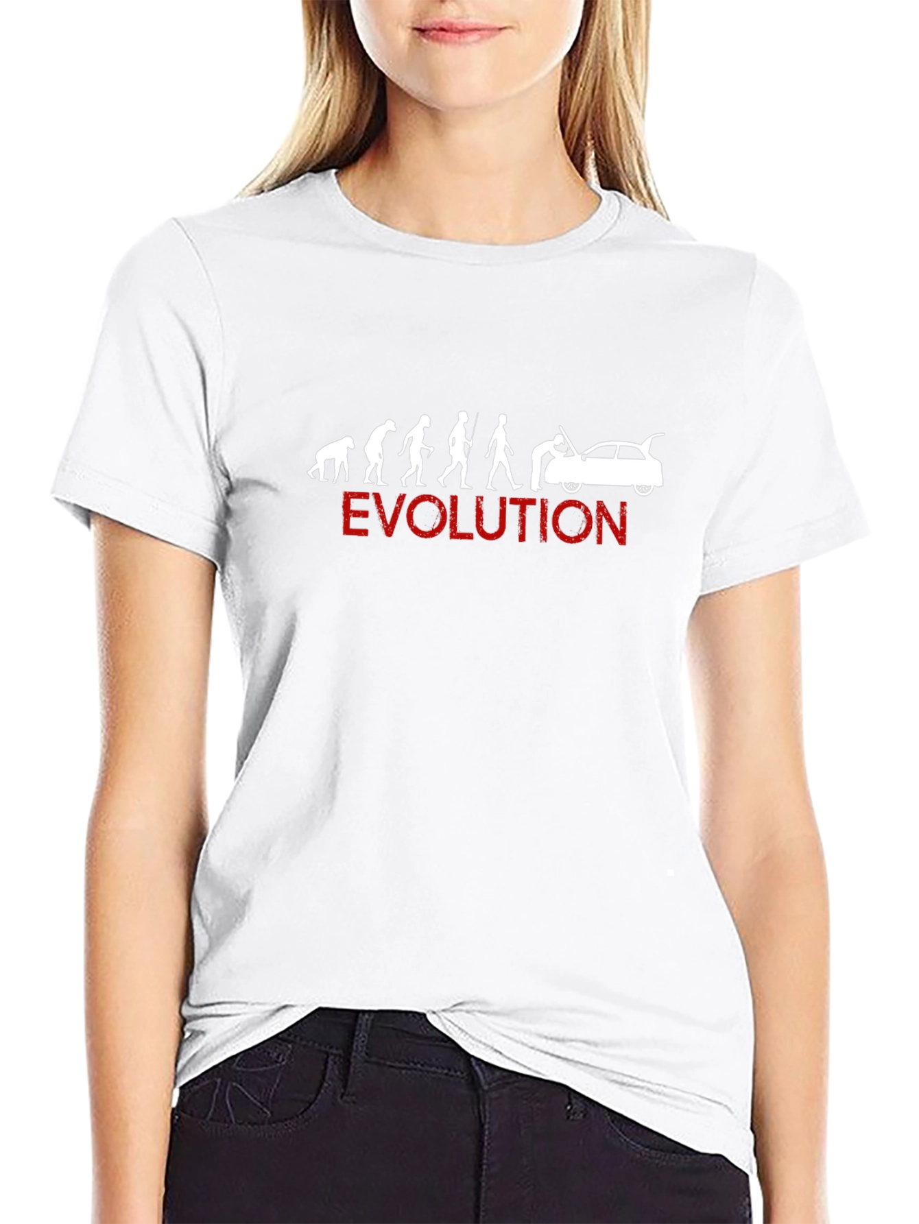 Evolution Car Repair T-Shirt - Black