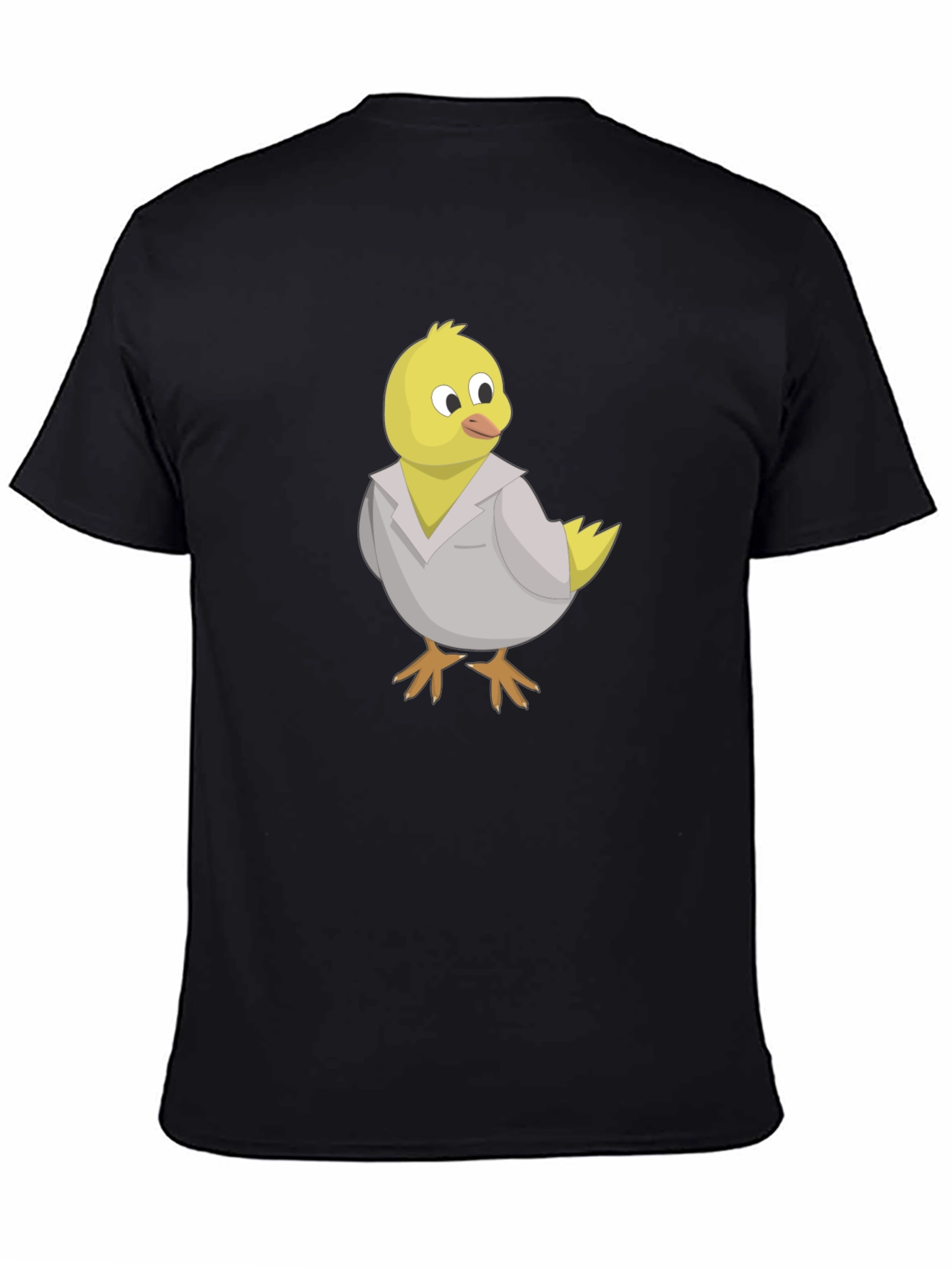 Funny Chicken in Lab Coat Graphic T-Shirt