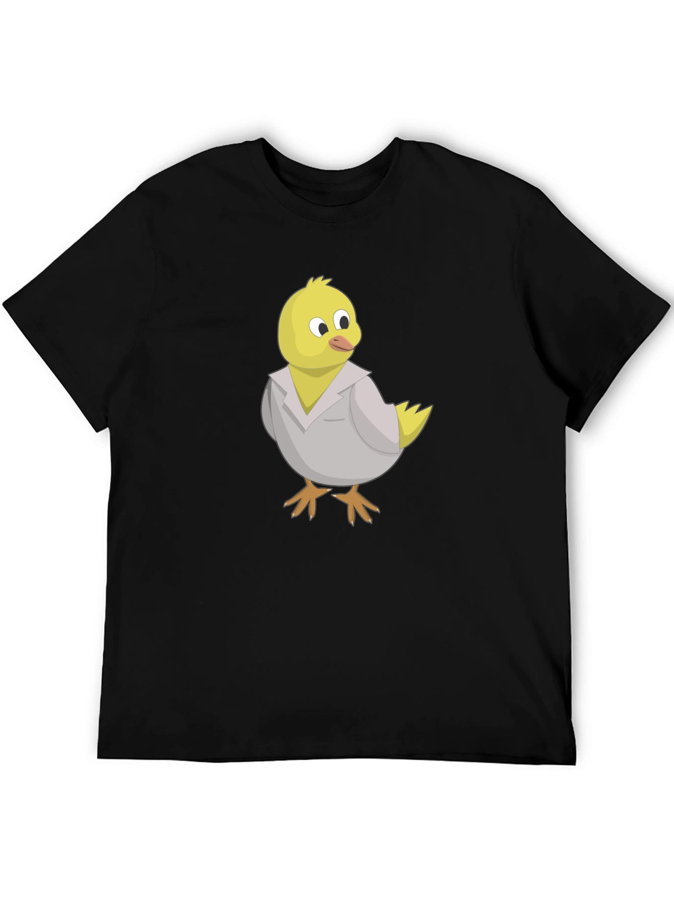 Funny Chicken in Lab Coat Graphic T-Shirt