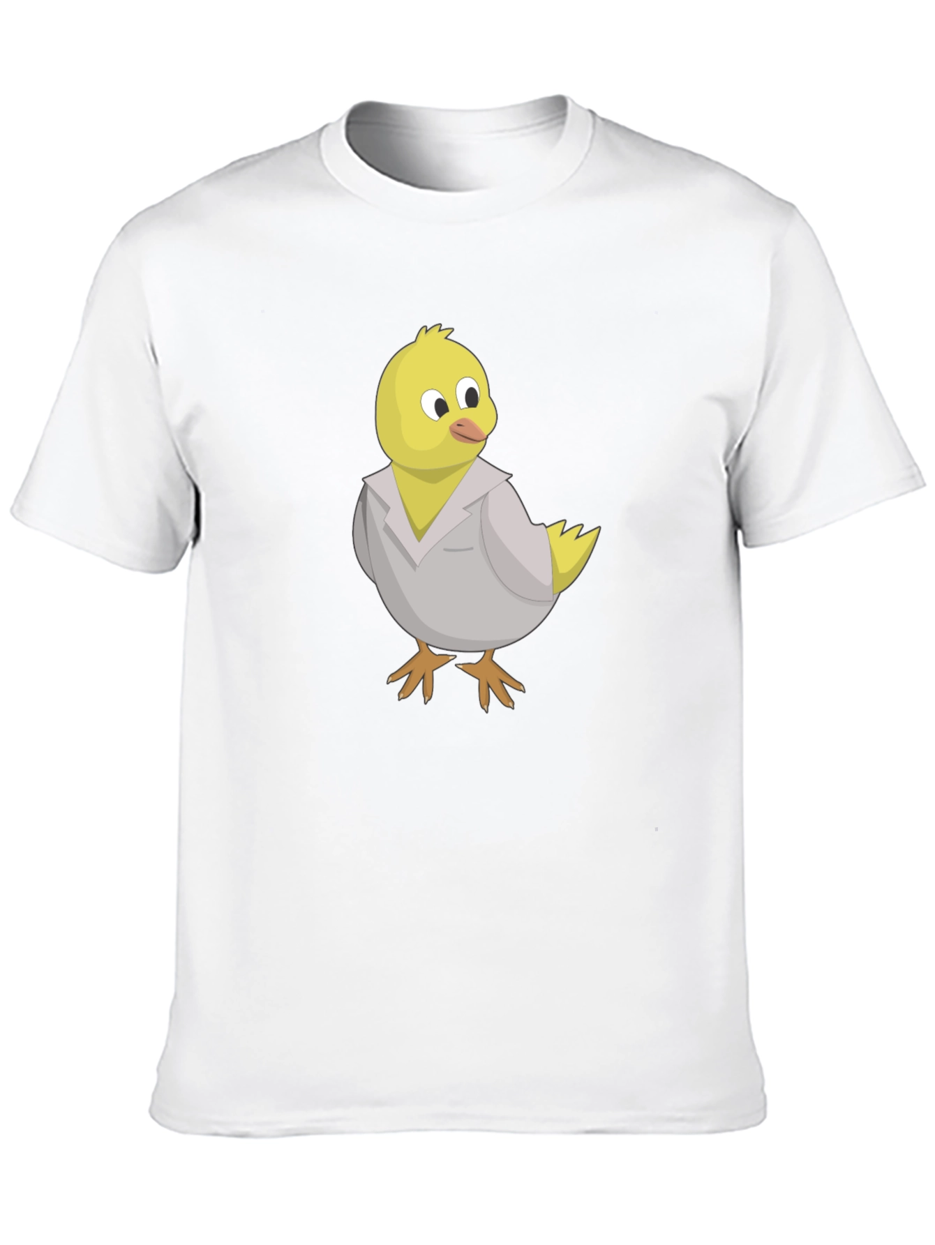 Funny Chicken in Lab Coat Graphic T-Shirt