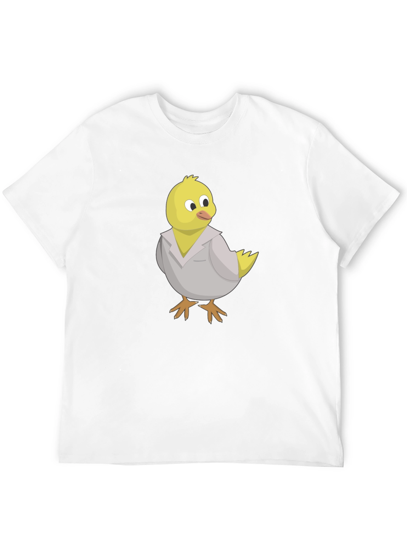 Funny Chicken in Lab Coat Graphic T-Shirt