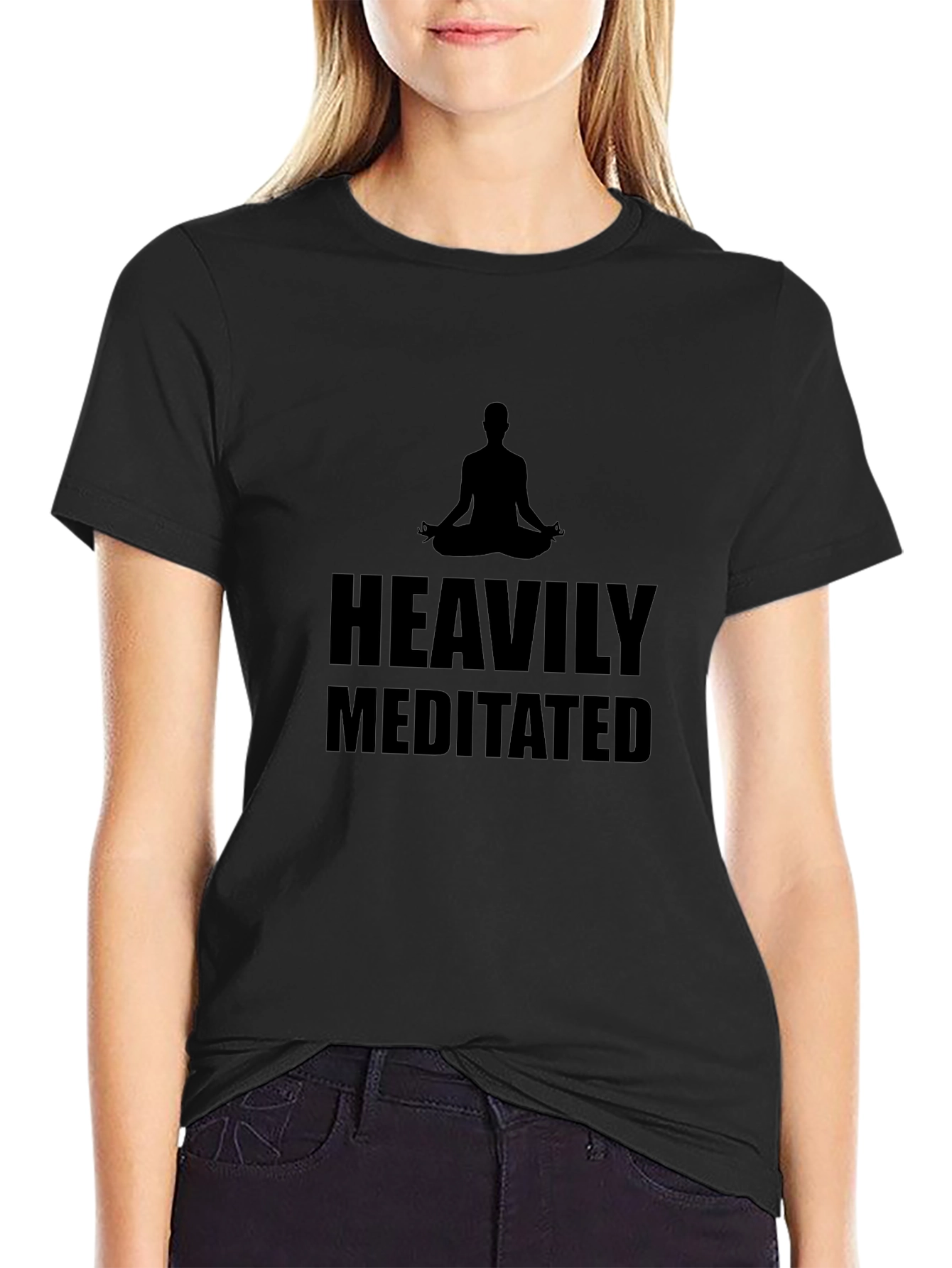 Heavily Meditated Graphic T-Shirt - Zen Style