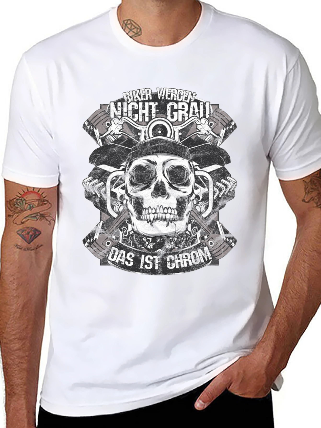 Biker Werden Nicht Grau T-Shirt