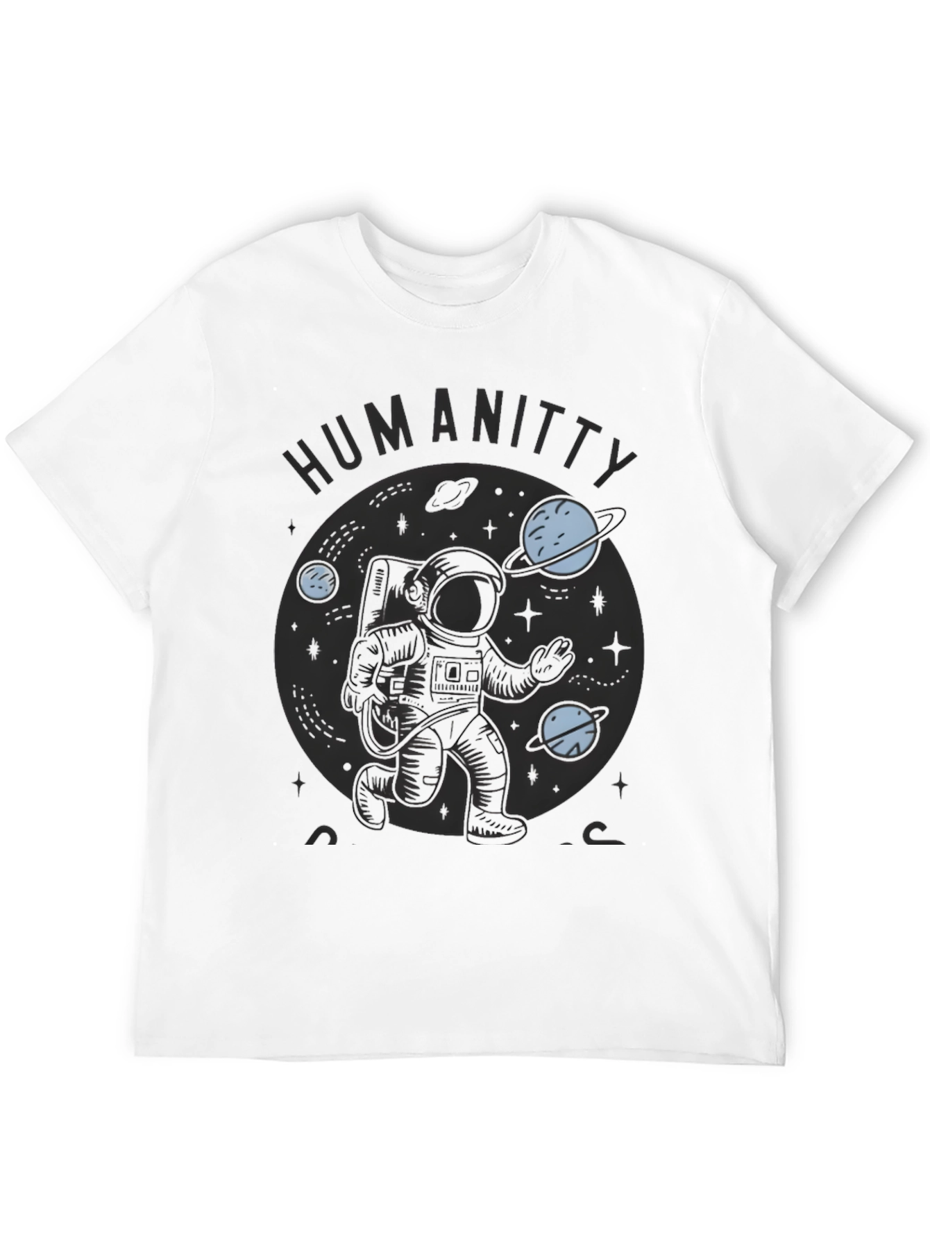 Astronaut in Space Graphic Tee