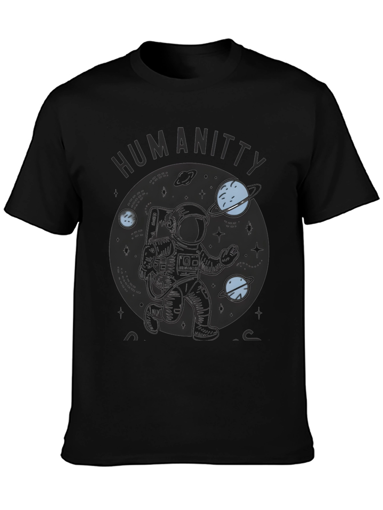Astronaut in Space Graphic Tee