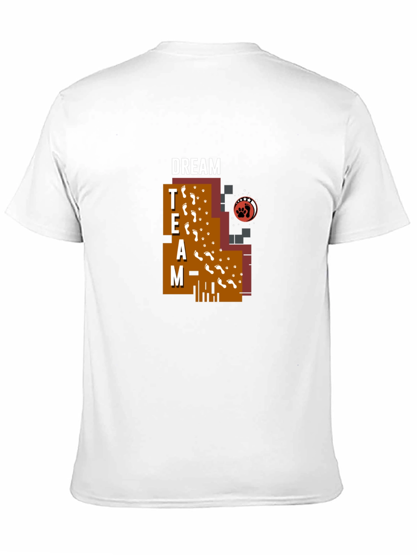Dream Team Graphic Print Black T-Shirt