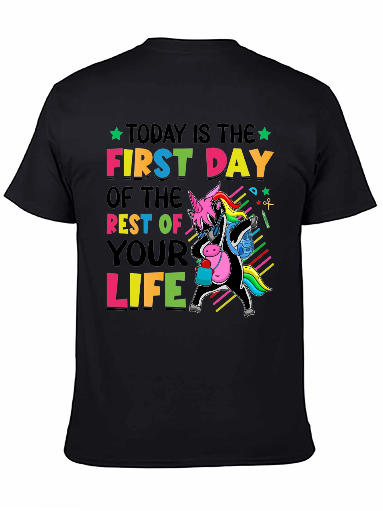 First Day of Life Unicorn T-Shirt