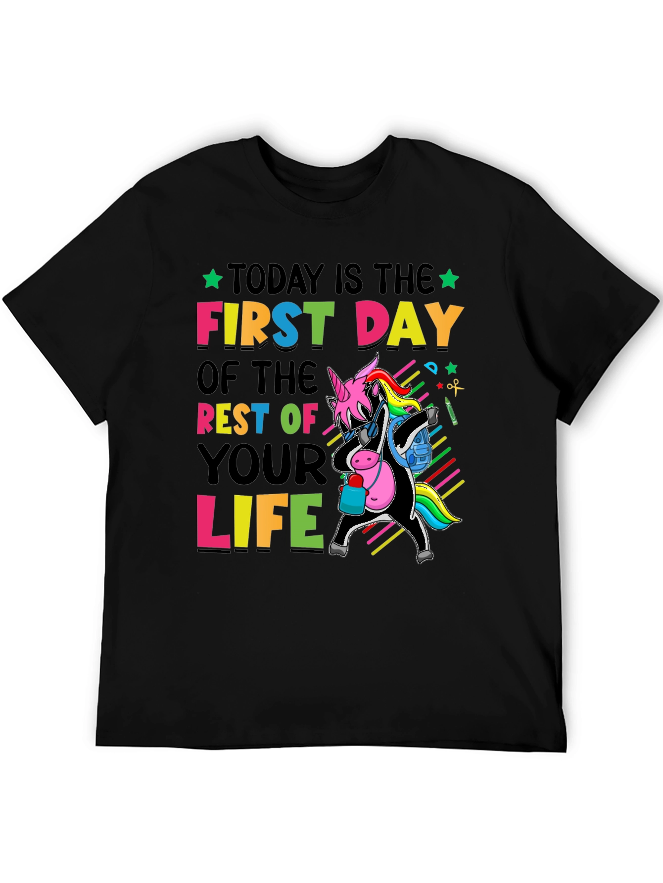 First Day of Life Unicorn T-Shirt