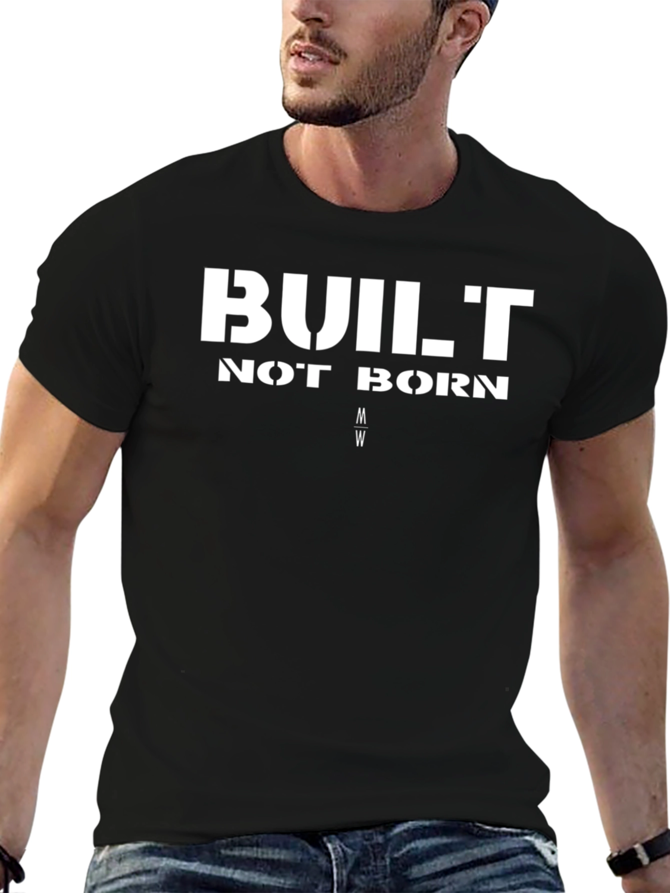 Built Not Born Graphic Tee - Black