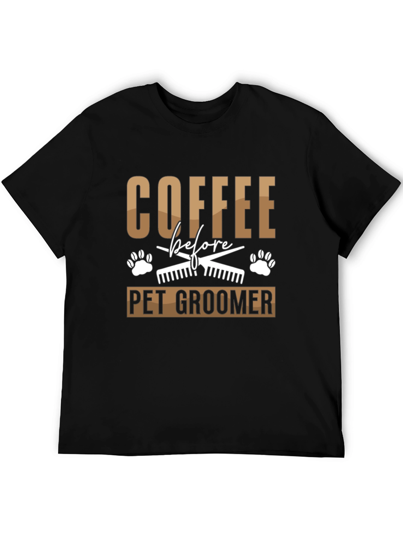 Coffee Before Pet Groomer Graphic Tee