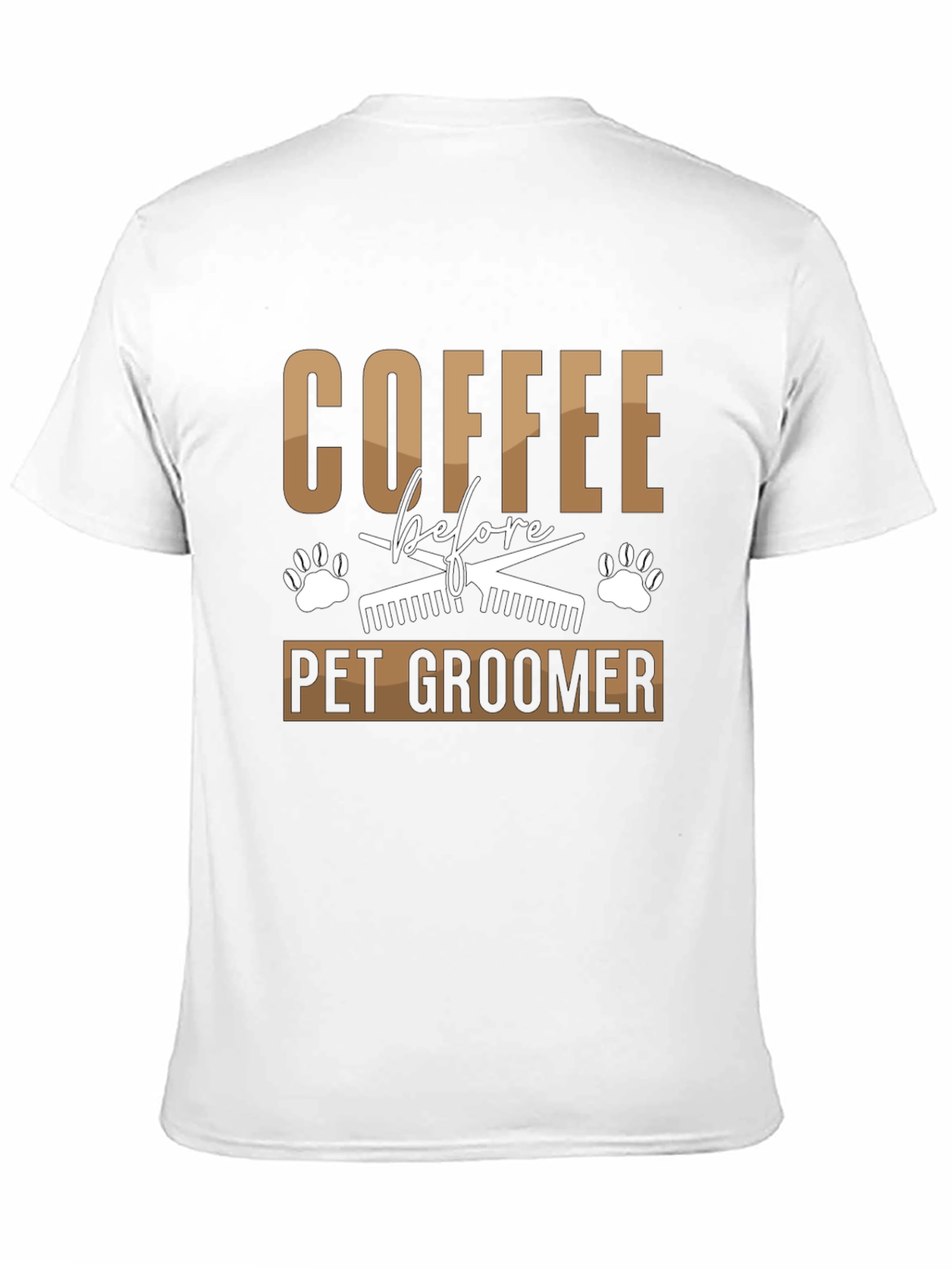 Coffee Before Pet Groomer Graphic Tee