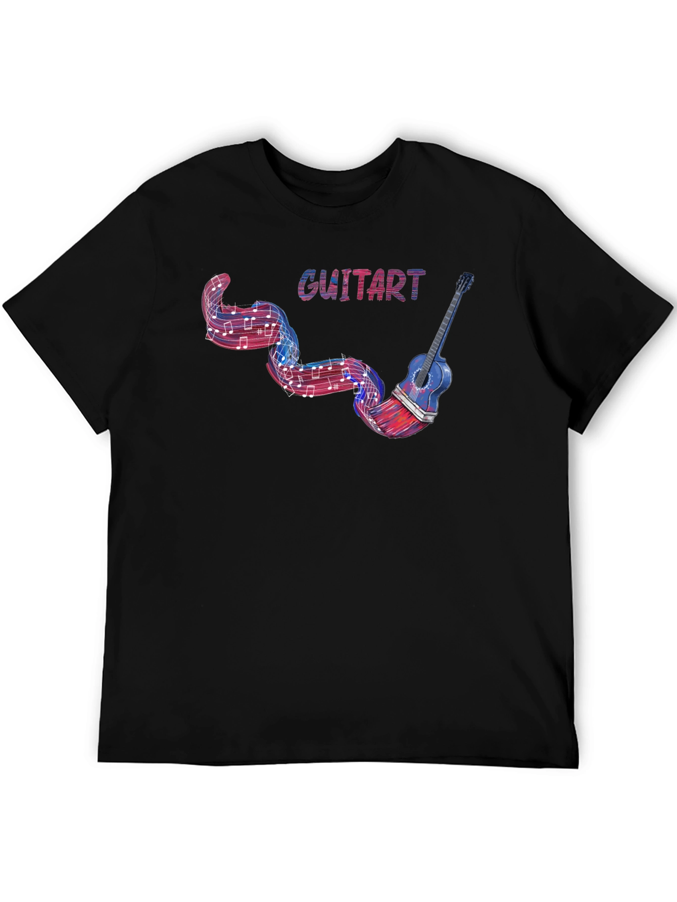 Guitar Music T-Shirt - Artsy Graphic Tee