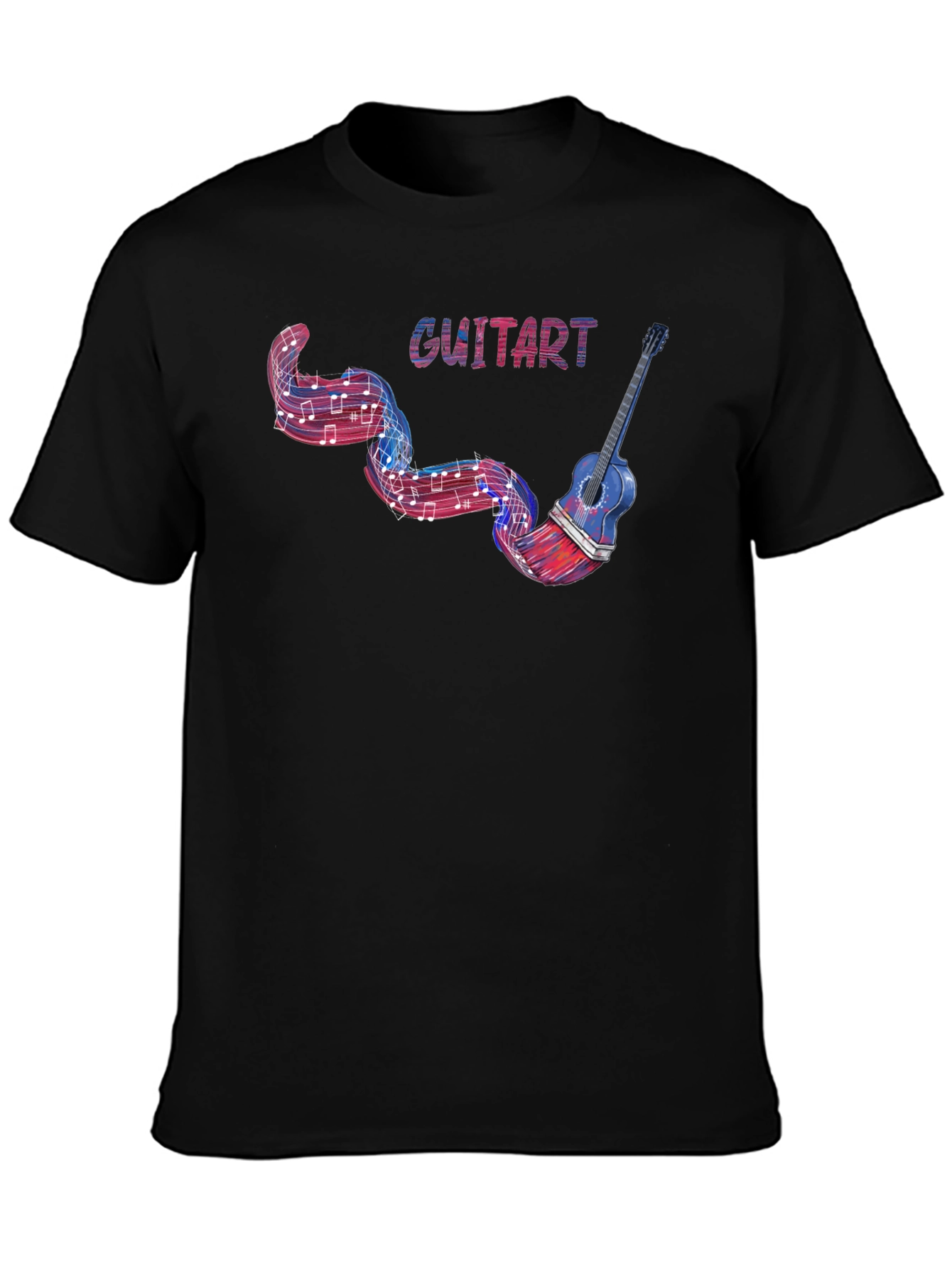 Guitar Music T-Shirt - Artsy Graphic Tee