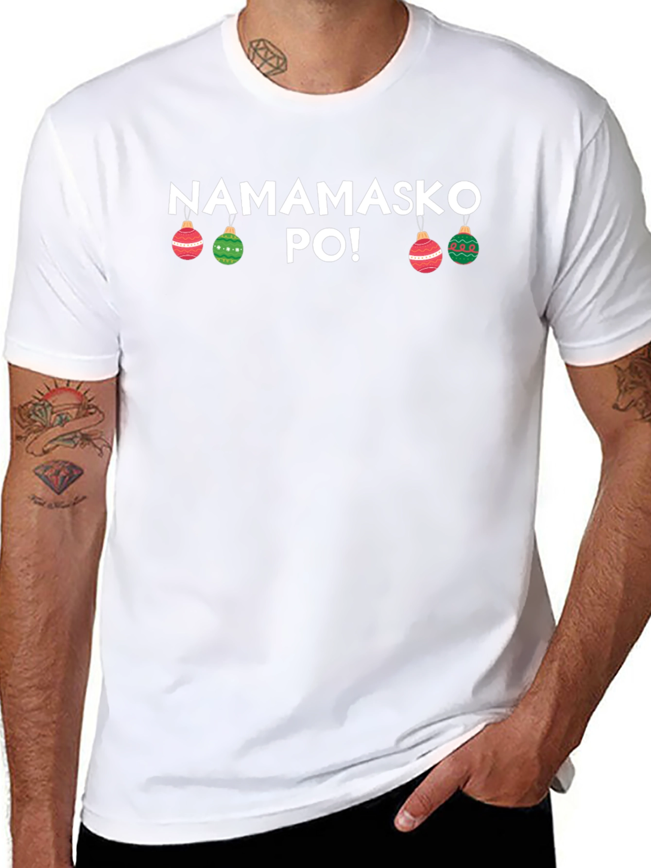 Namamasko Po! Festive Black T-Shirt