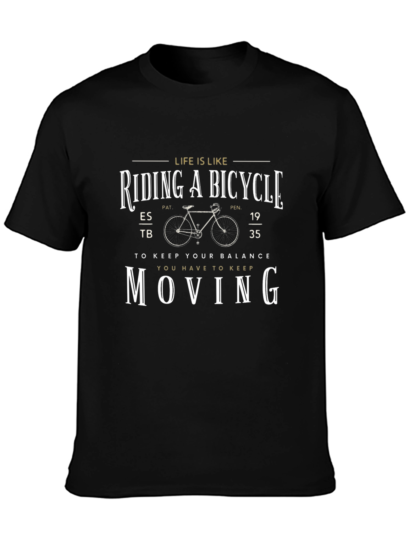 Life is Like Riding A Bicycle Graphic Tee