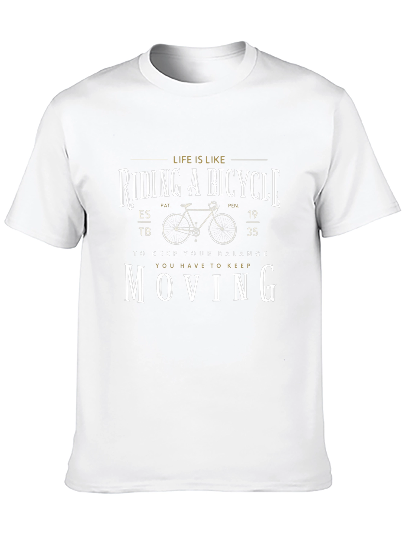 Life is Like Riding A Bicycle Graphic Tee