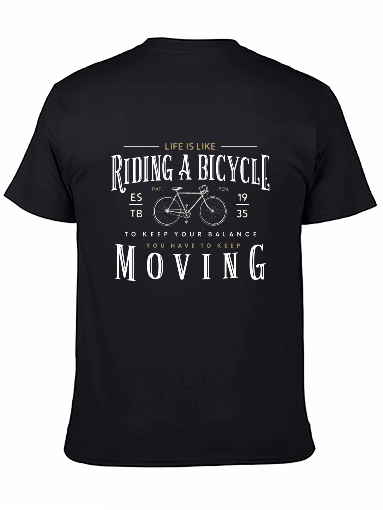 Life is Like Riding A Bicycle Graphic Tee