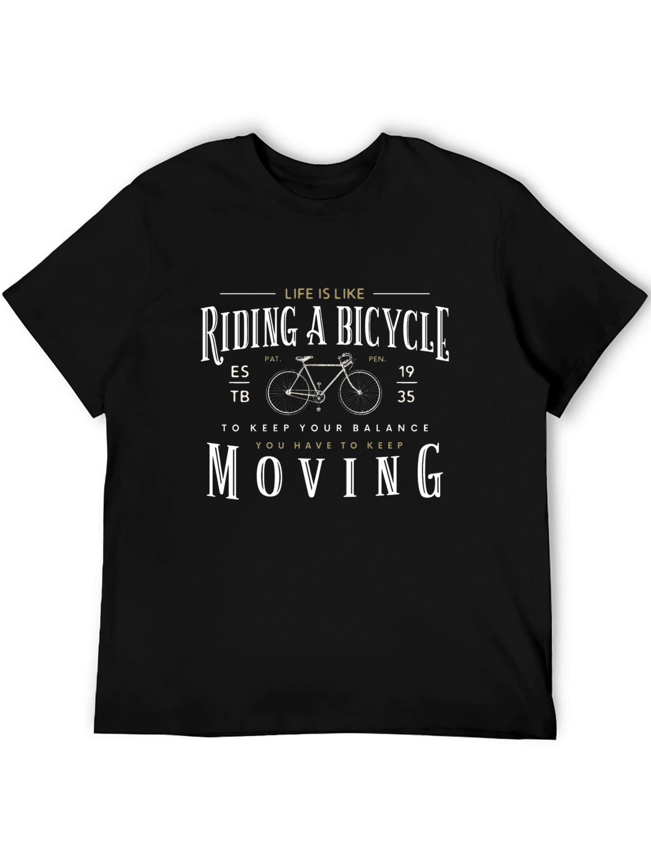 Life is Like Riding A Bicycle Graphic Tee