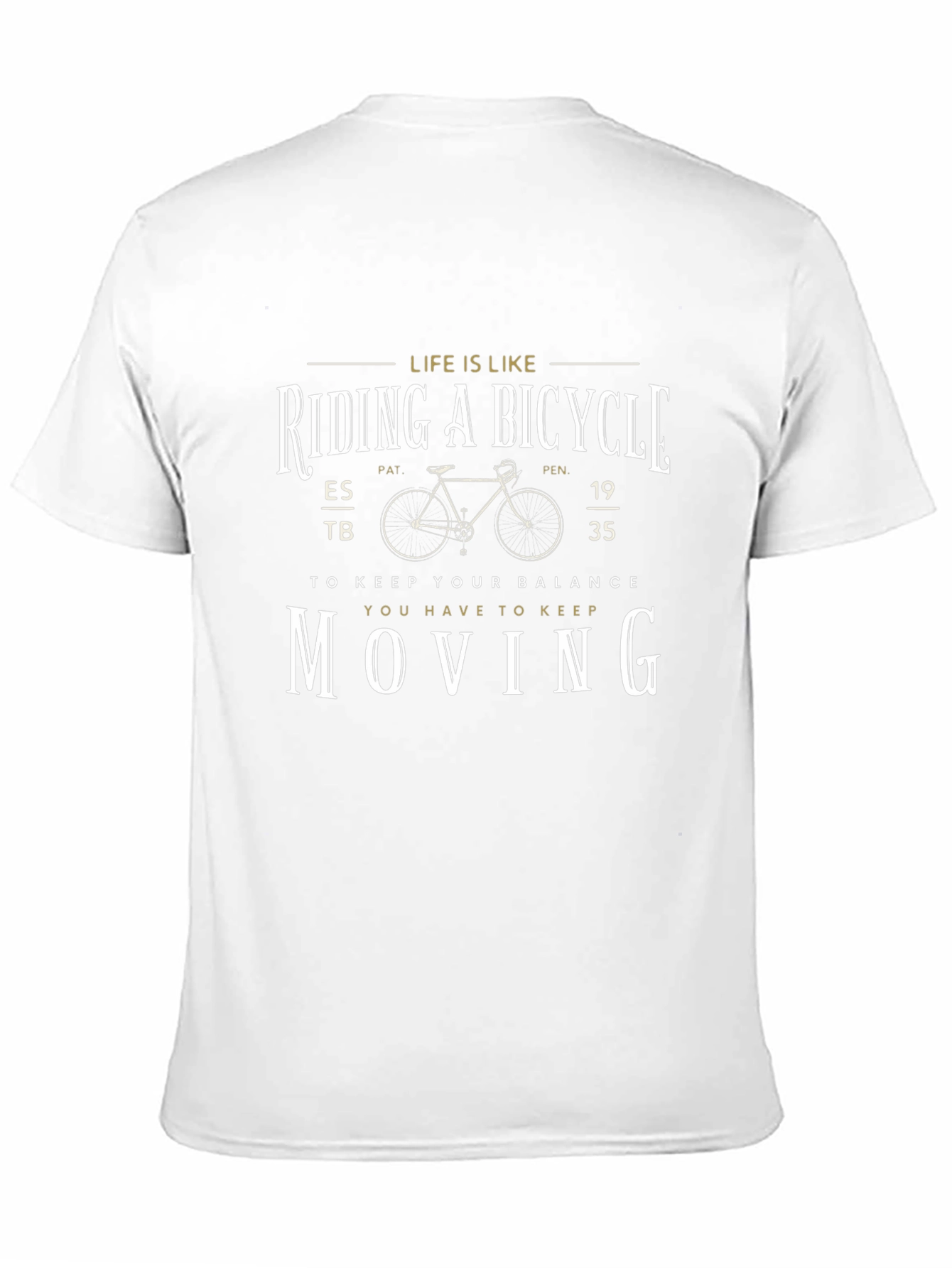 Life is Like Riding A Bicycle Graphic Tee