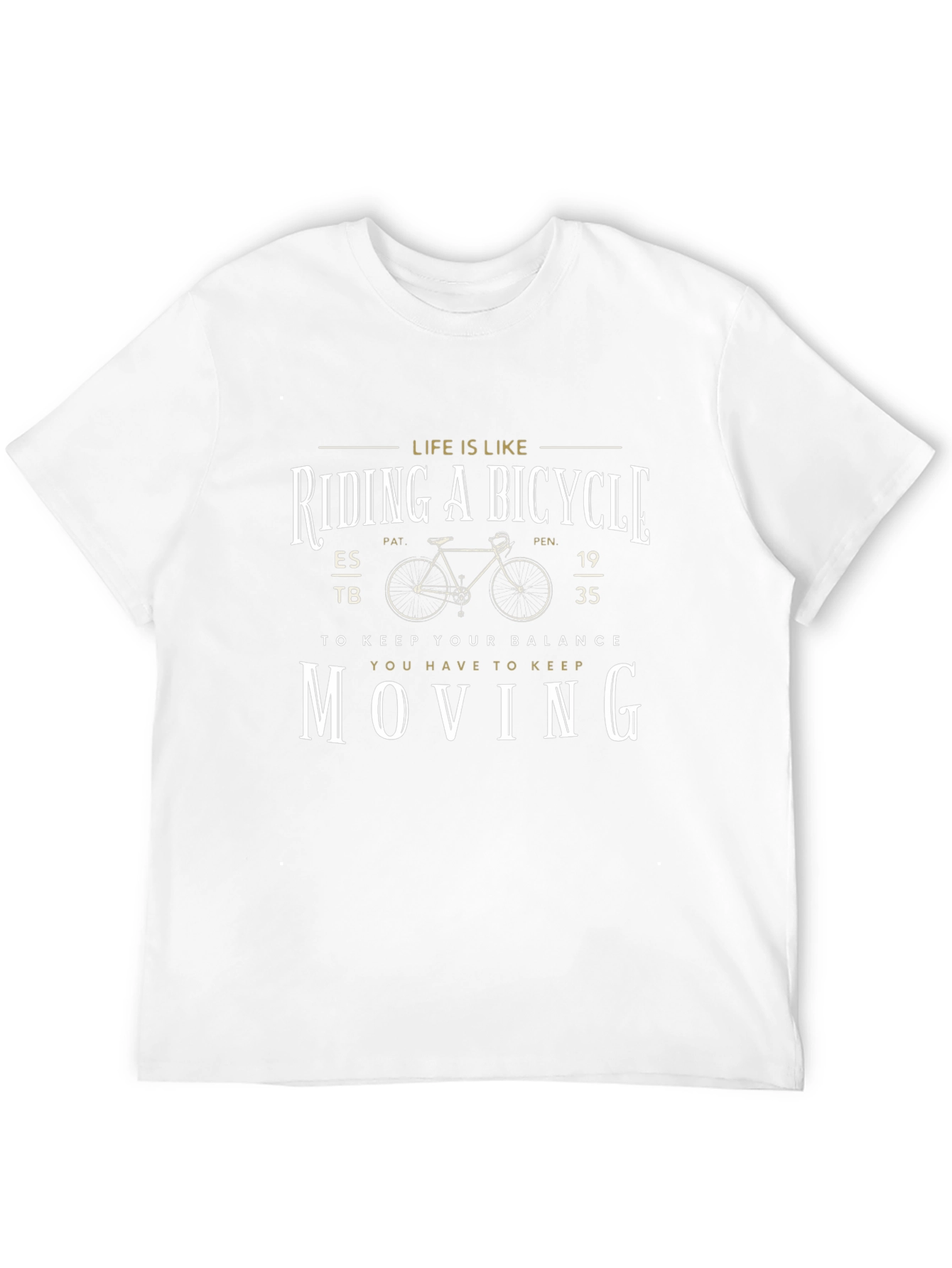 Life is Like Riding A Bicycle Graphic Tee