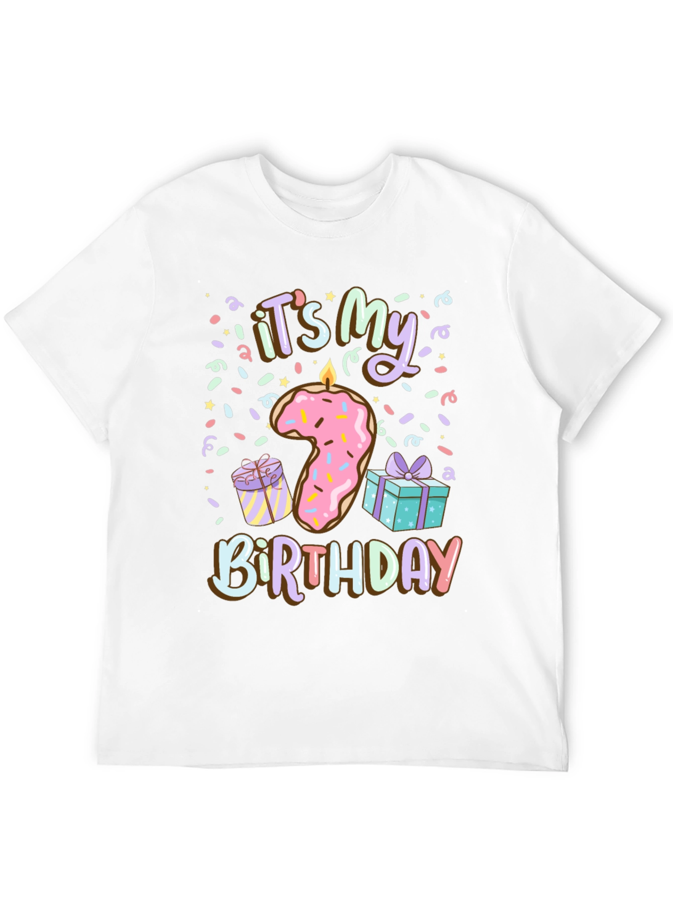 Its My Birthday Number 7 T-Shirt