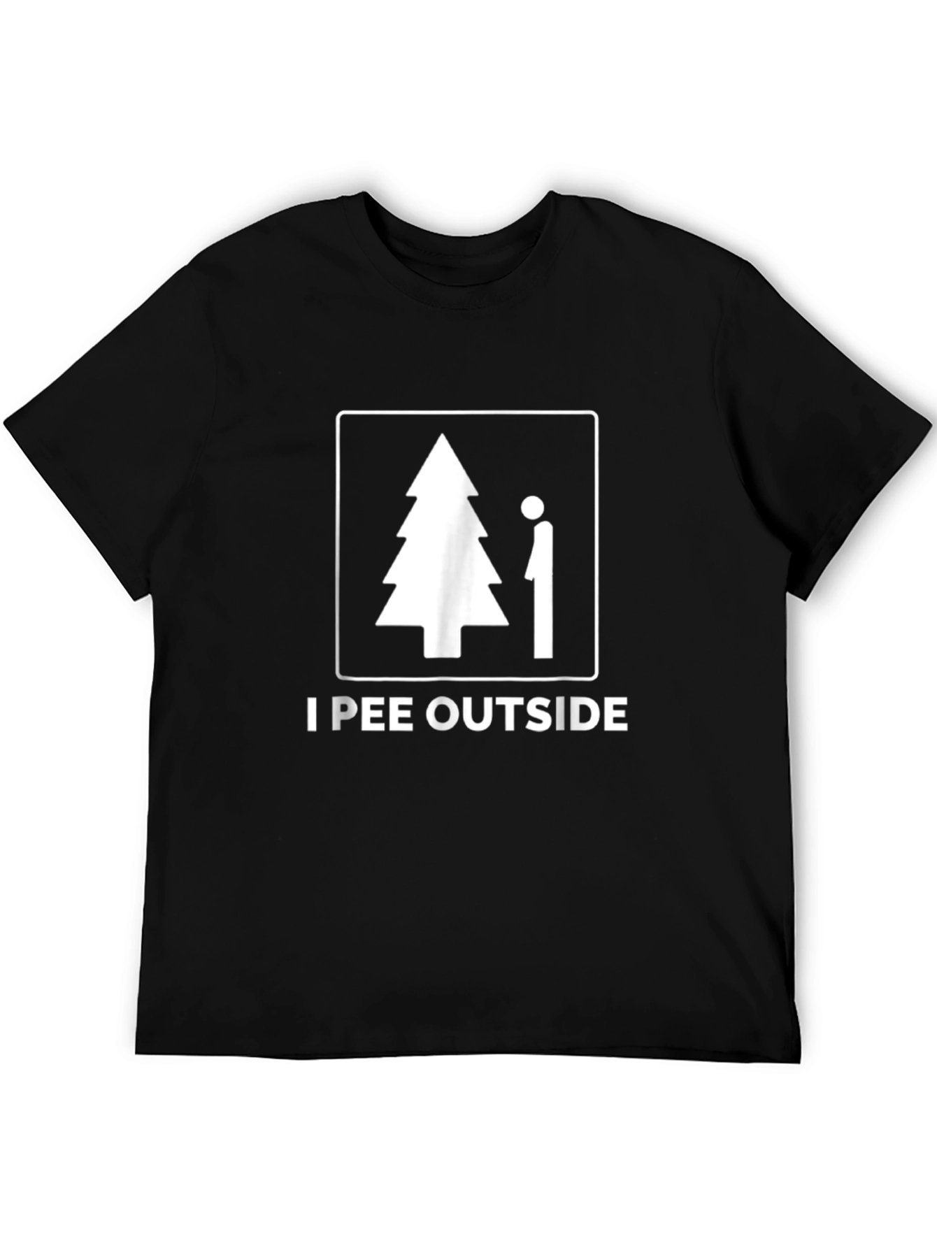 I Pee Outside T-Shirt - Humorous Graphic Tee