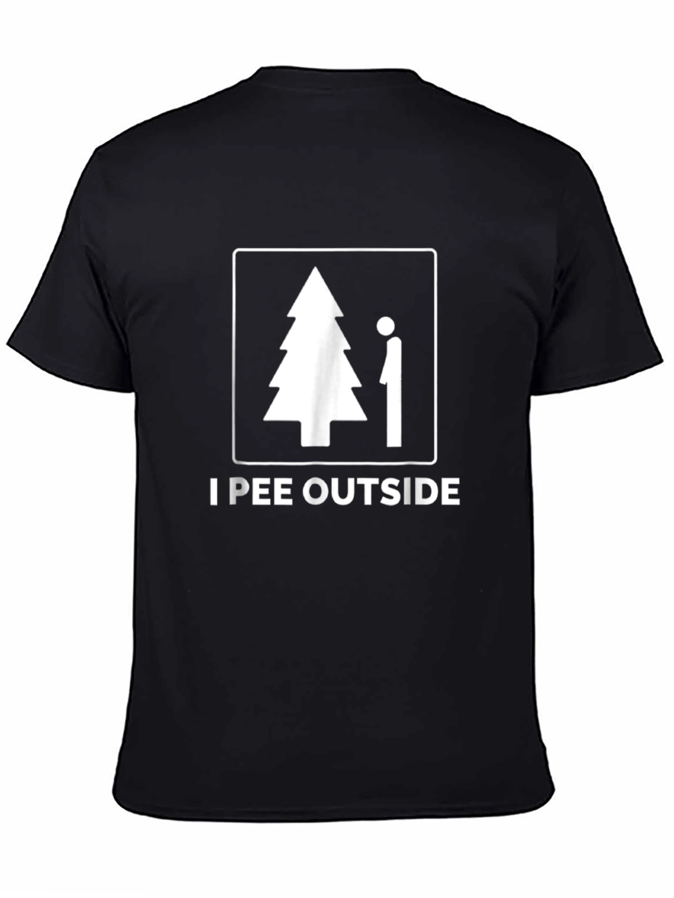 I Pee Outside T-Shirt - Humorous Graphic Tee