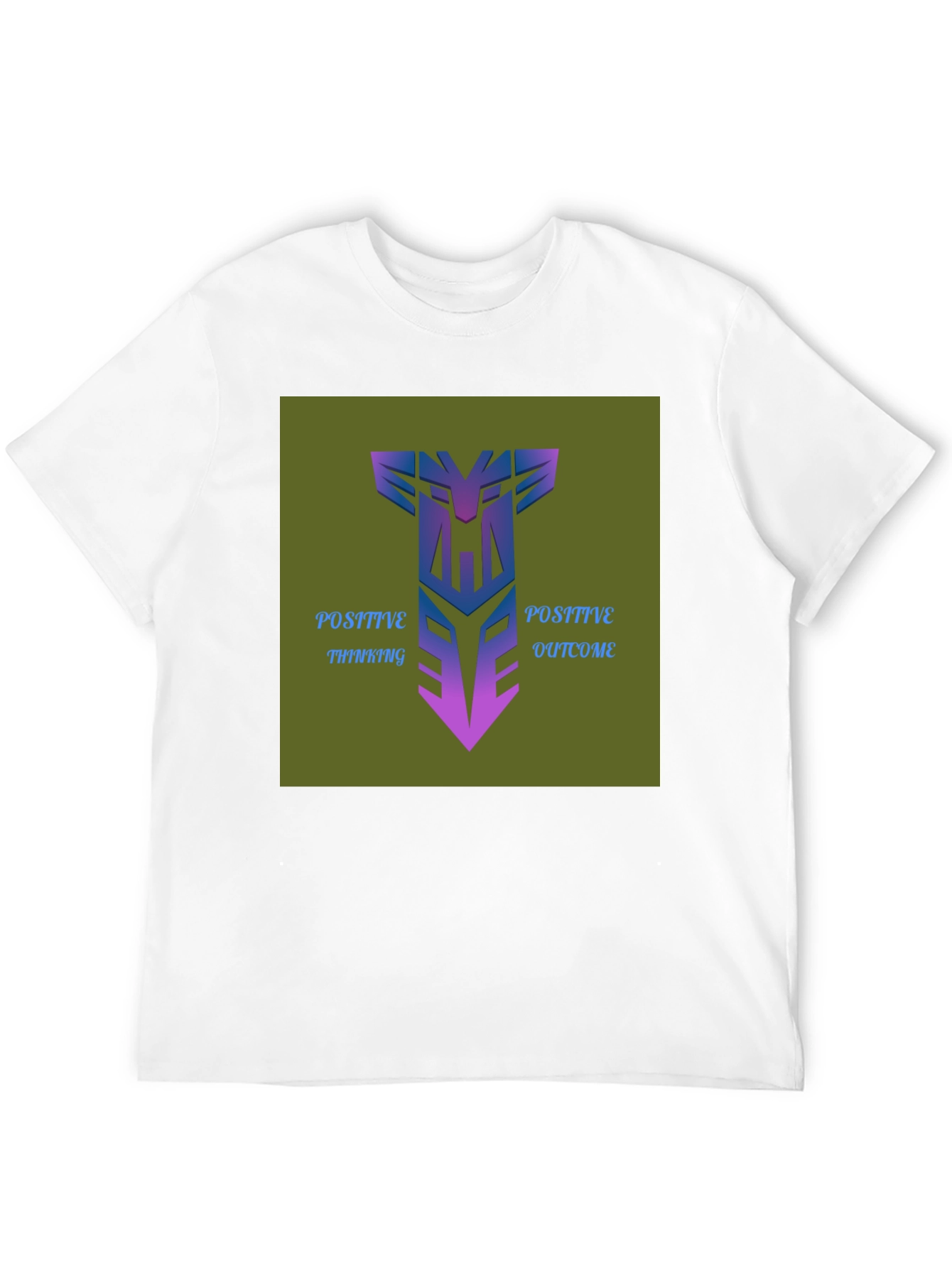 Positive Thinking Outcome Graphic Tee