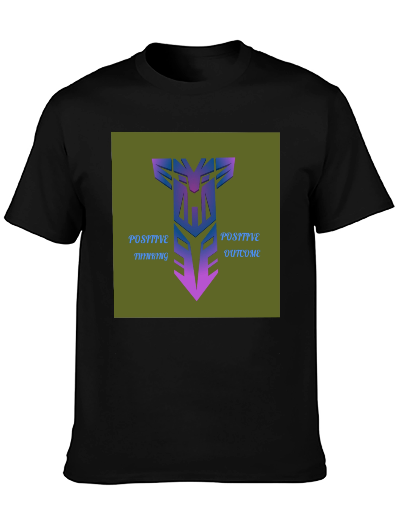 Positive Thinking Outcome Graphic Tee