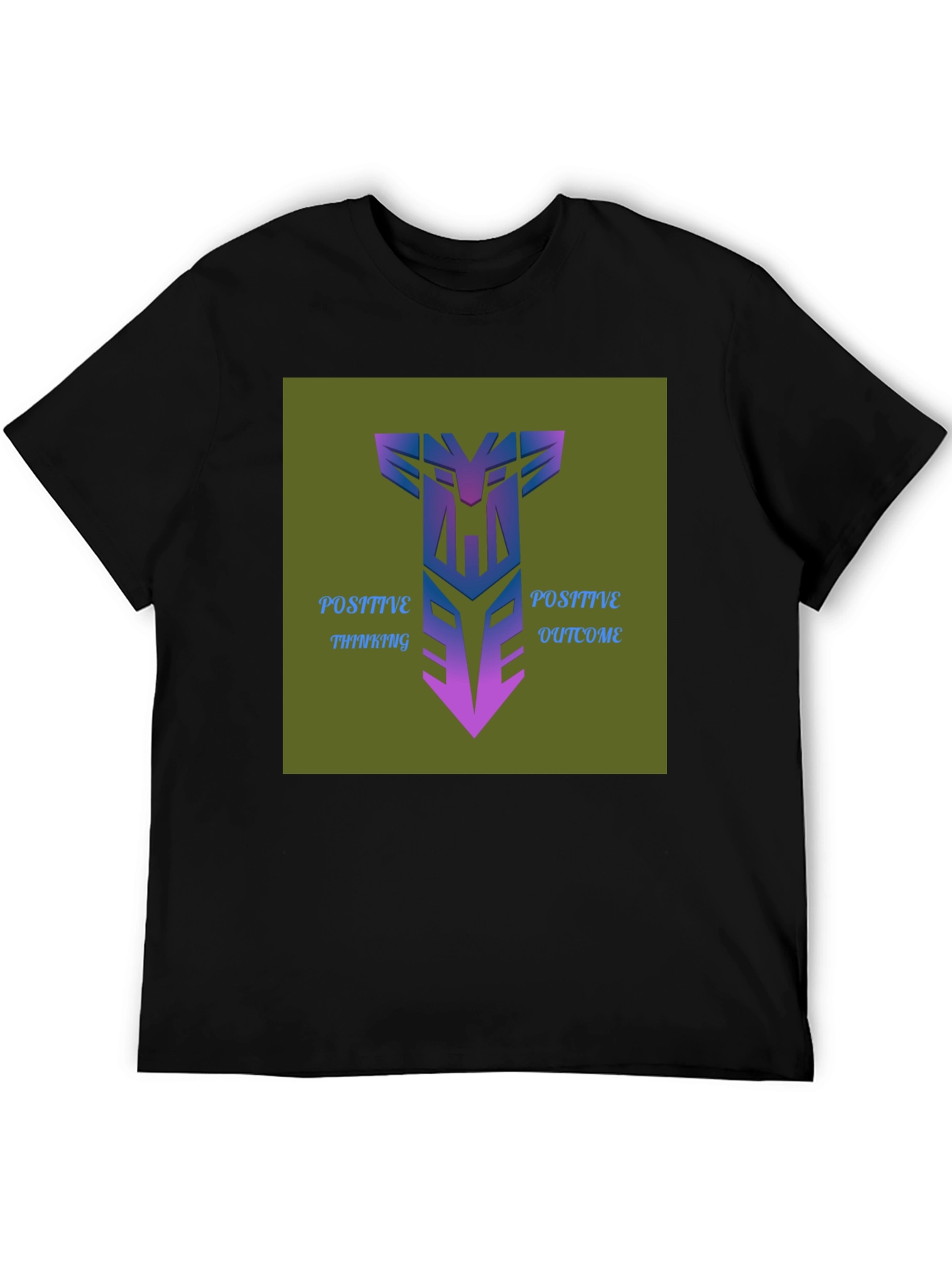 Positive Thinking Outcome Graphic Tee