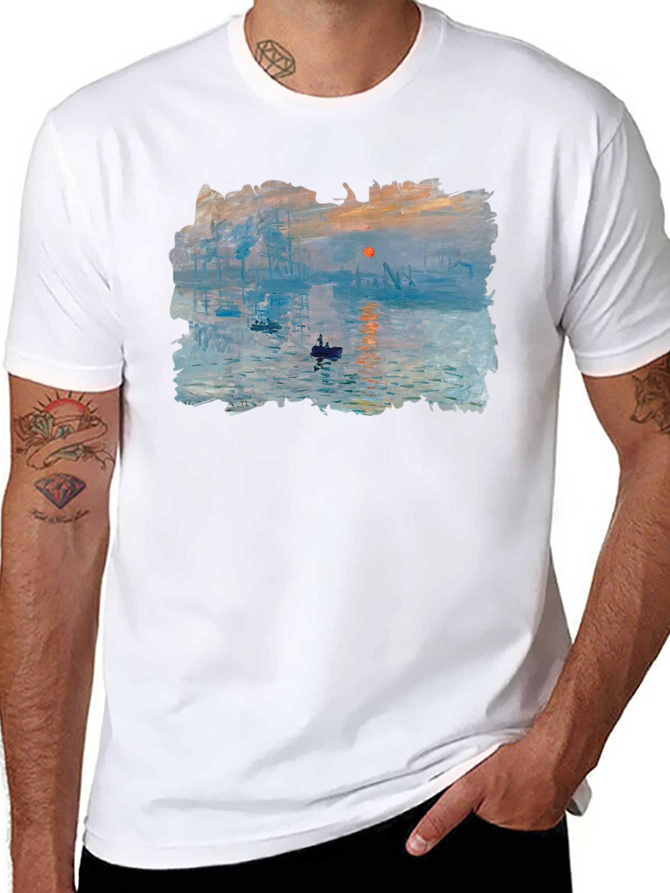 Impression Sunrise T-Shirt: Claude Monet Art Tee