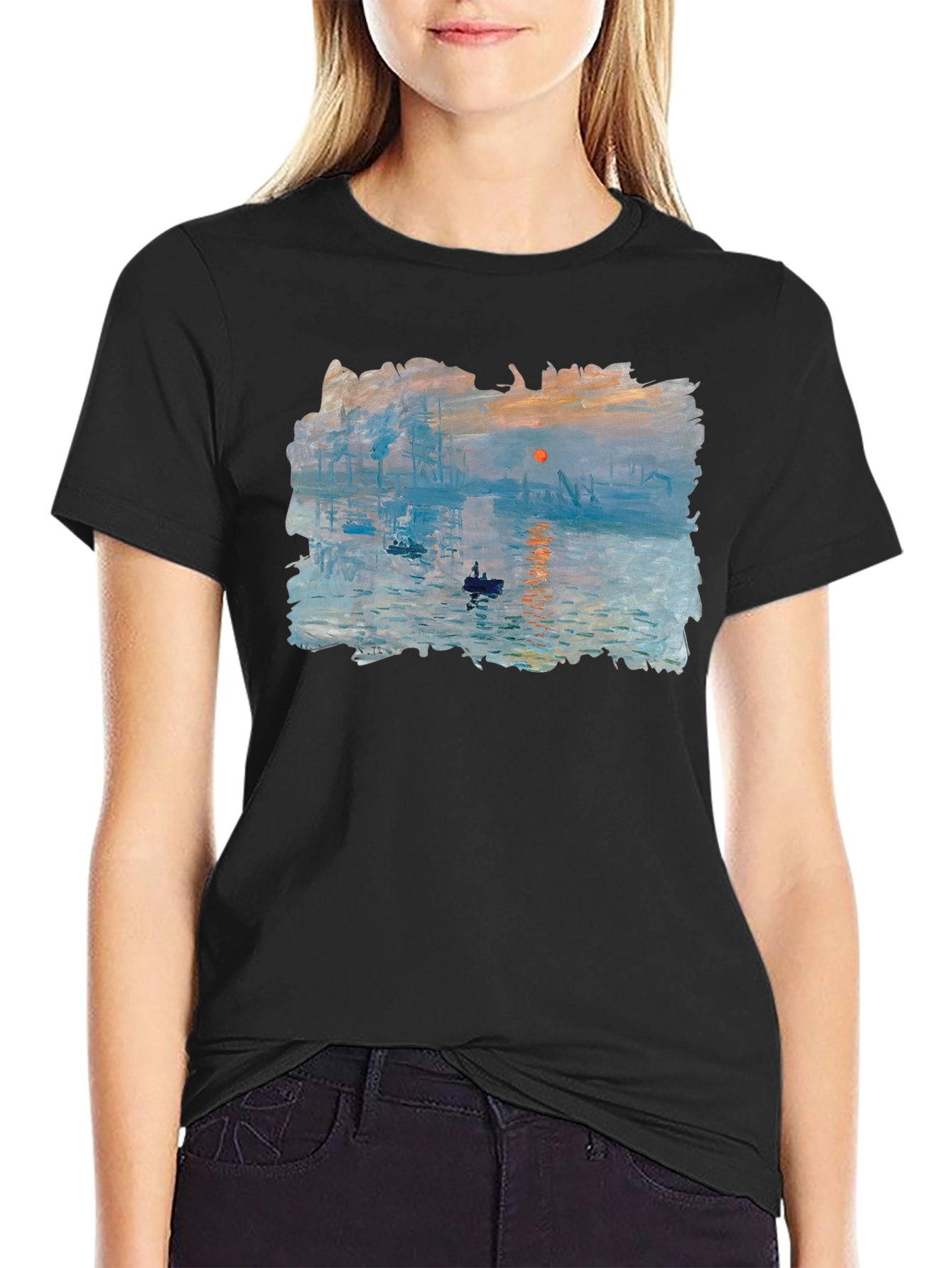 Impression Sunrise T-Shirt: Claude Monet Art Tee