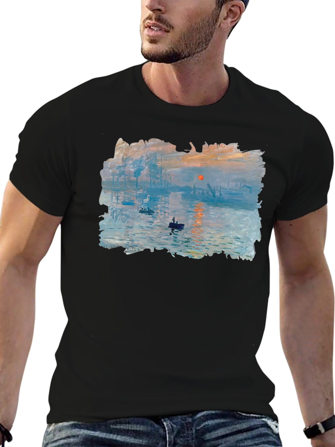 Impression Sunrise T-Shirt: Claude Monet Art Tee