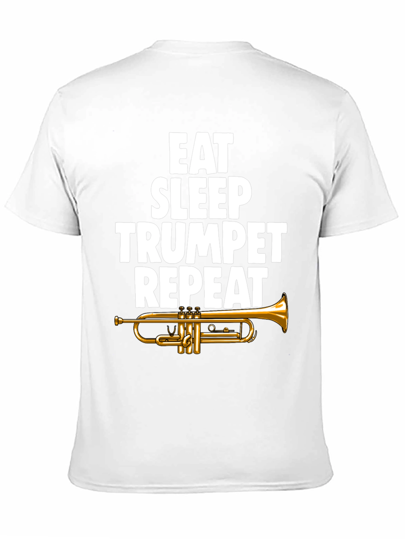 Eat Sleep Trumpet Repeat Graphic Tee
