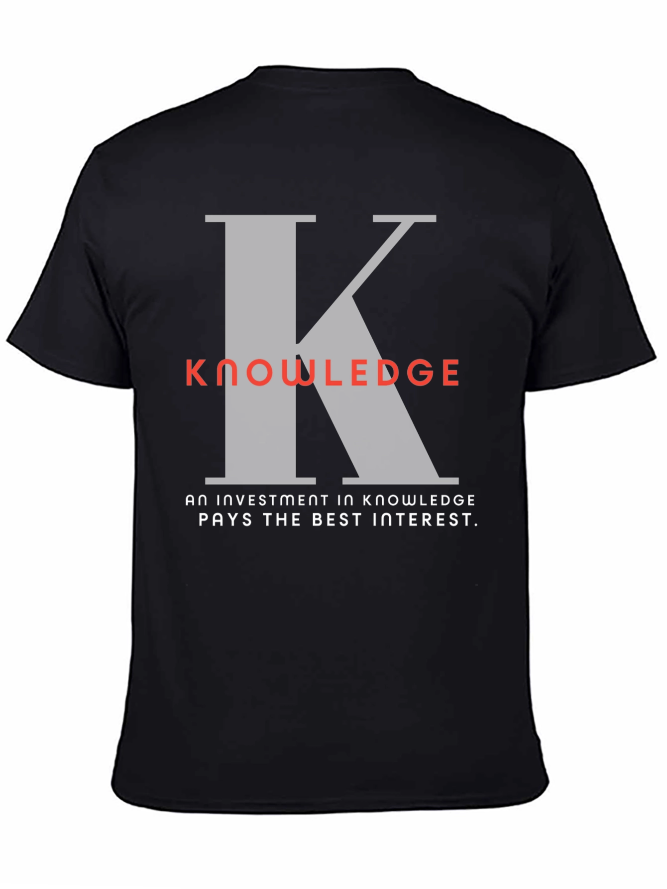 Knowledge Investment Graphic T-Shirt