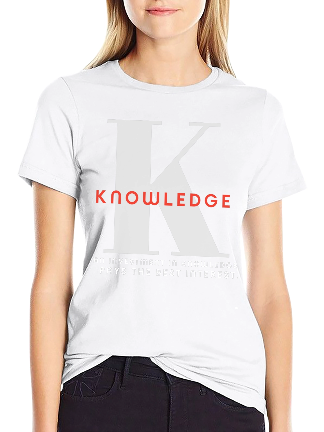 Knowledge Investment Graphic T-Shirt