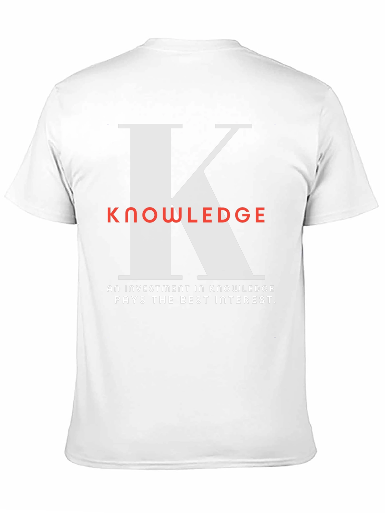 Knowledge Investment Graphic T-Shirt