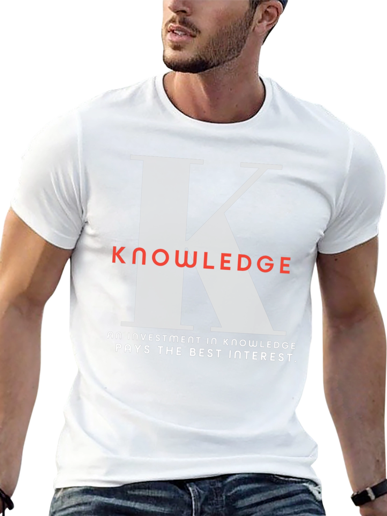 Knowledge Investment Graphic T-Shirt