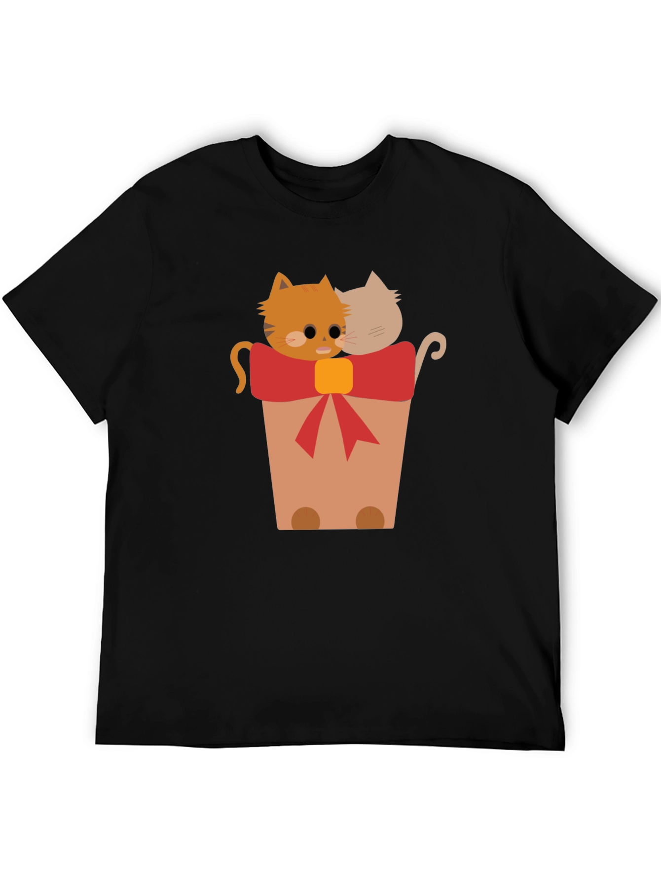 Cute Cats in a Pot Graphic T-Shirt