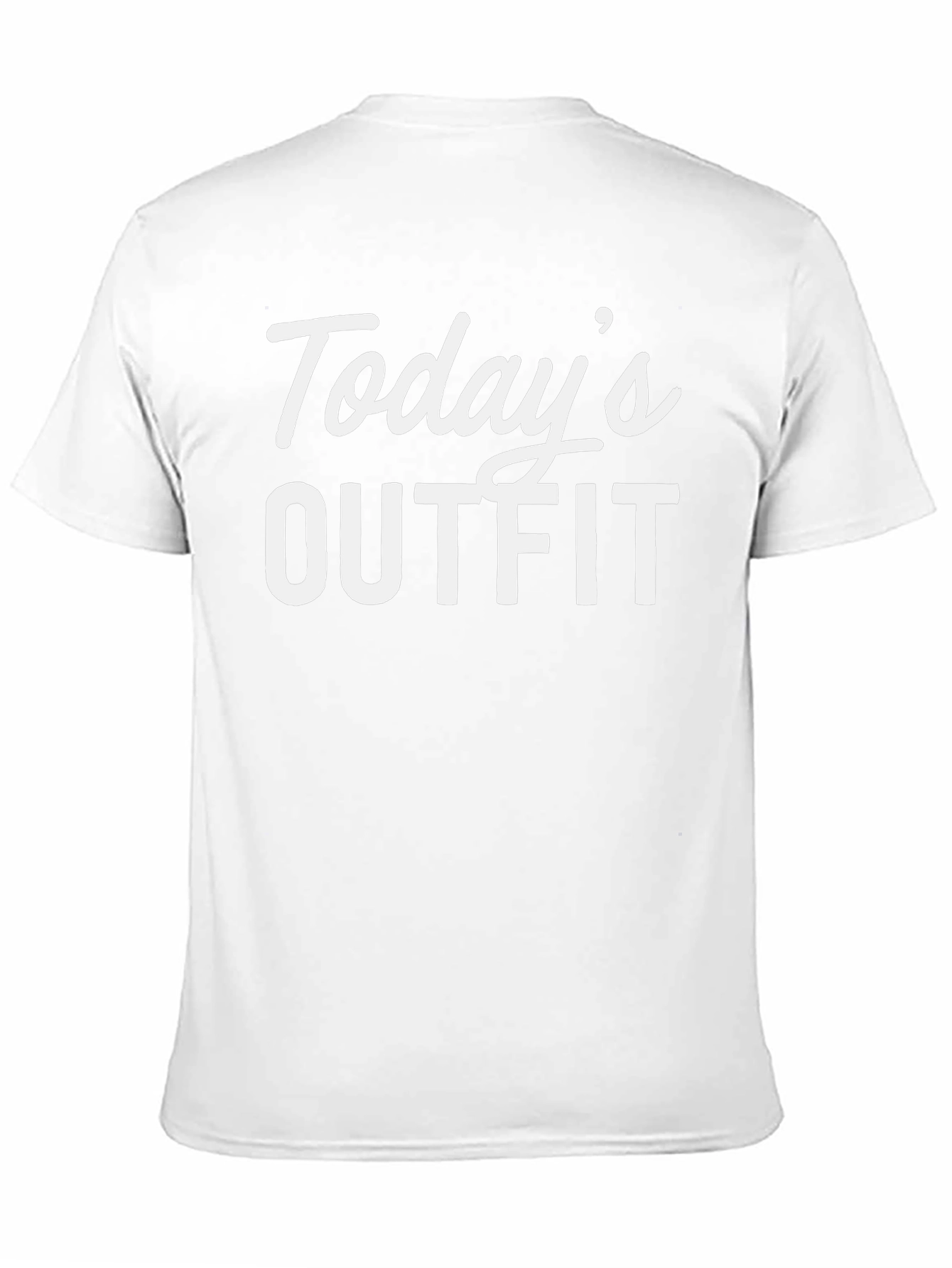 Todays Outfit Graphic Tee - Mens Black T-Shirt