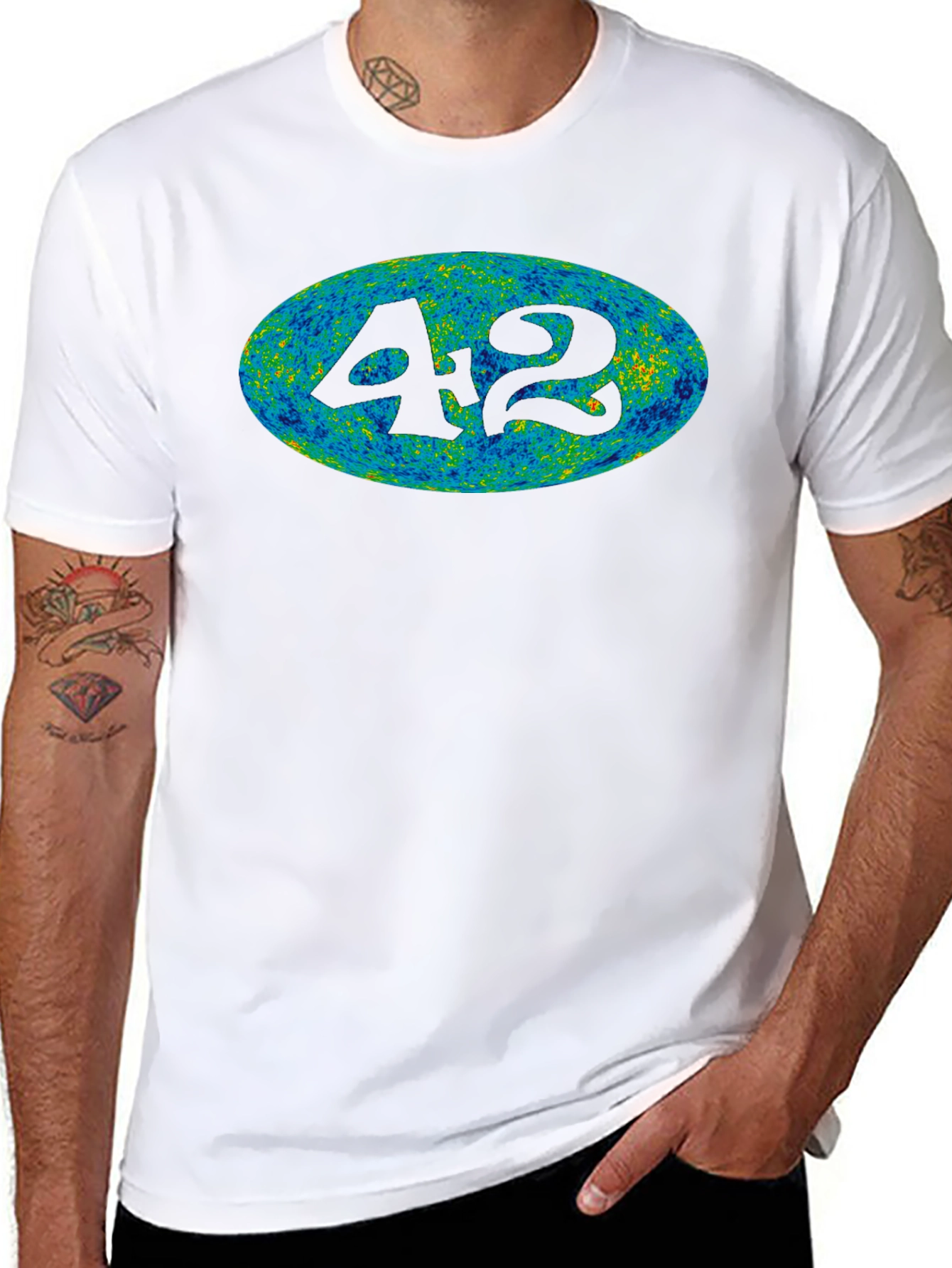 Cosmic 42 T-Shirt - Deep Thought Answer Tee