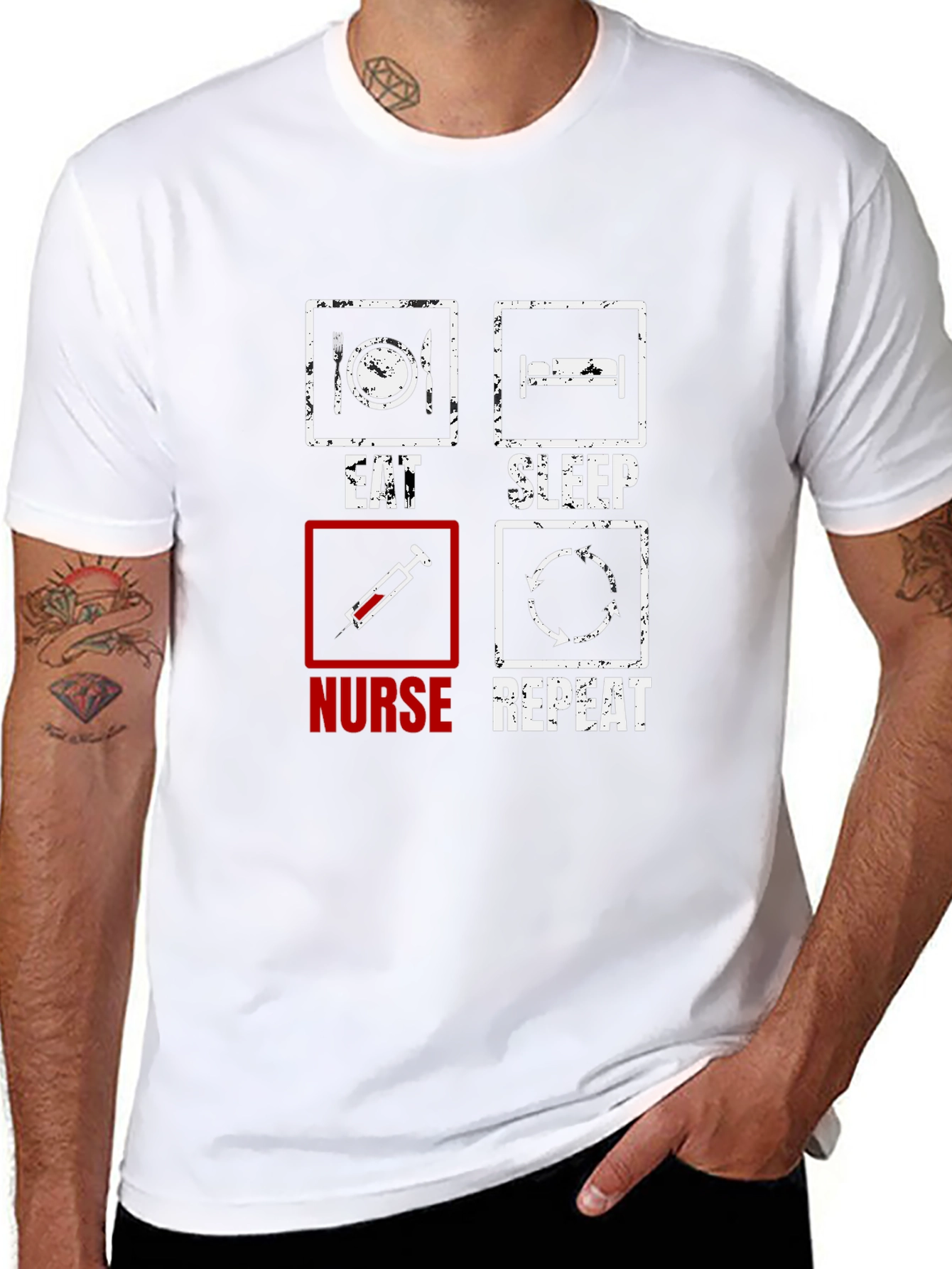 Eat Sleep Nurse Repeat T-Shirt