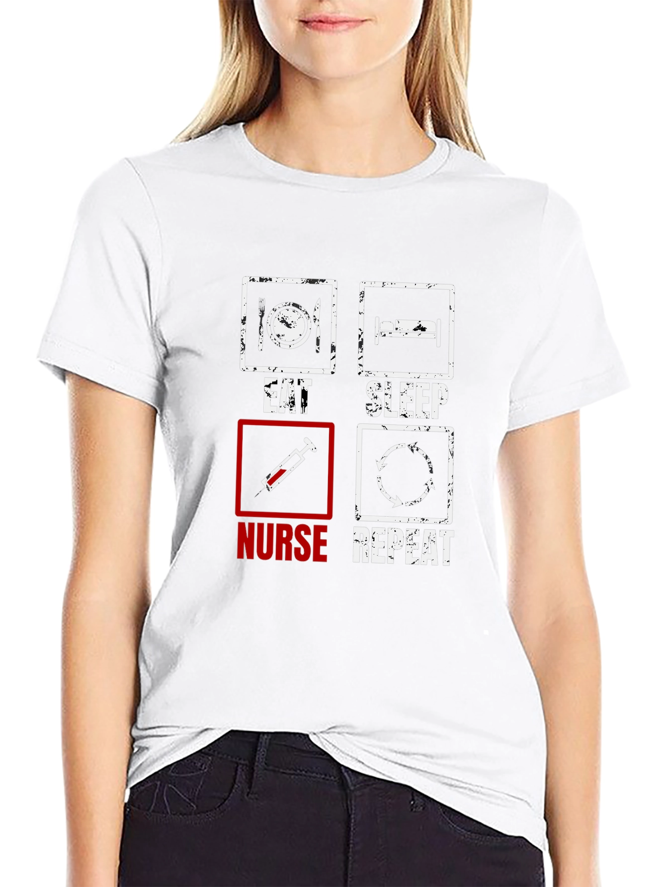 Eat Sleep Nurse Repeat T-Shirt