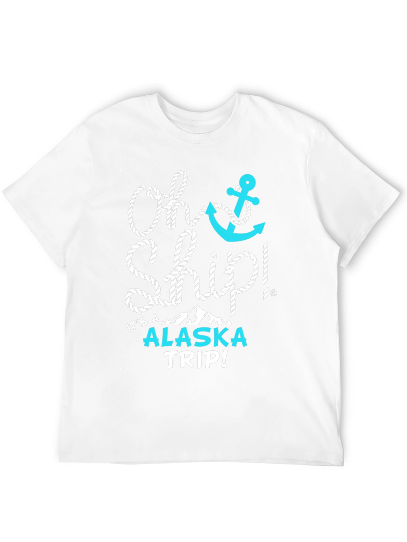 Oh Ship! Alaska Trip Black Graphic Tee