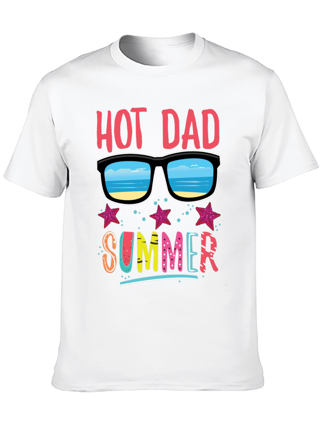 Hot Dad Summer Graphic T-Shirt