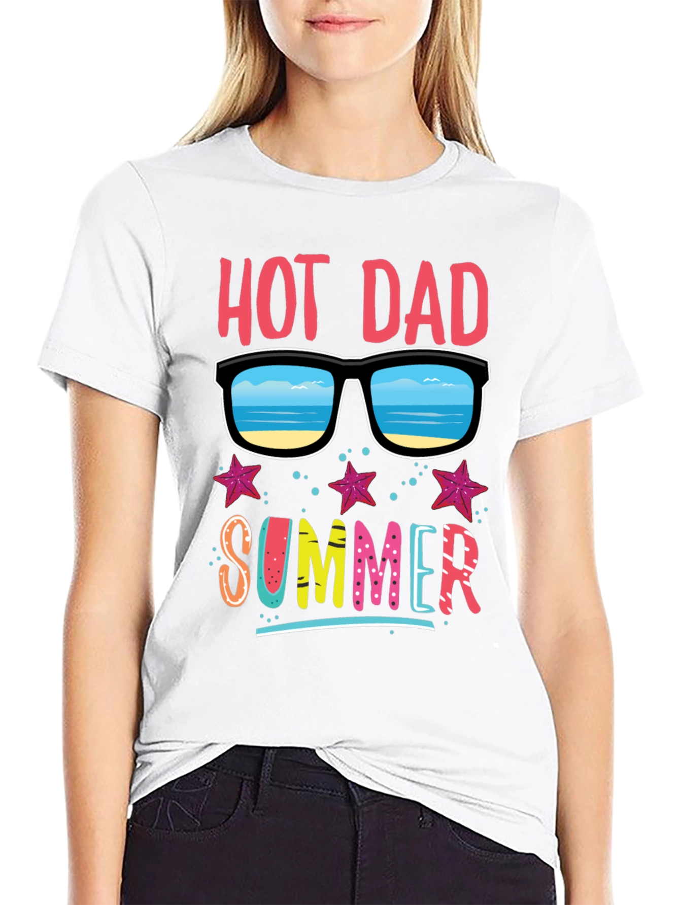 Hot Dad Summer Graphic T-Shirt